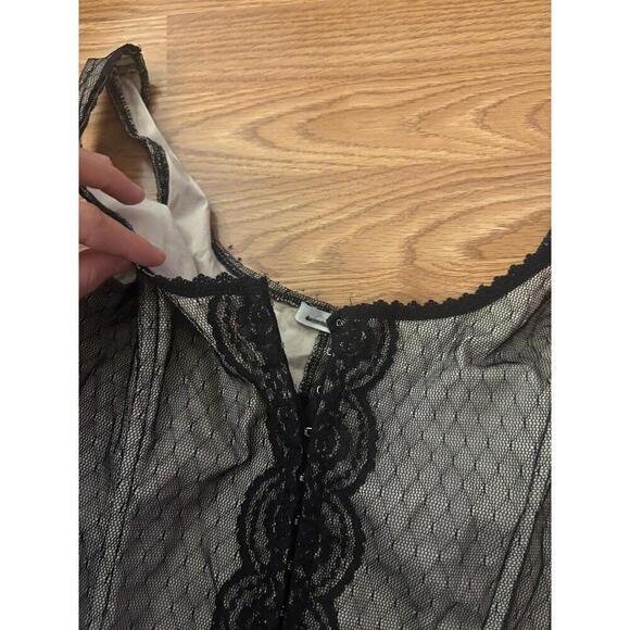 Y2K Charlotte Russe Corset Lace Tank Top Size Large - Picture 7 of 9